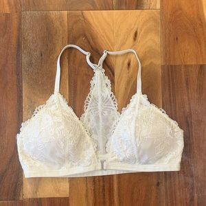 Lace Front Clasp Racerback Bralette